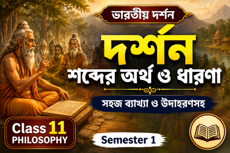 দর্শন শব্দের অর্থ ! ভারতীয় দর্শন