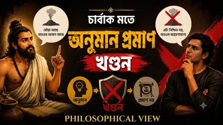 চার্বাক দর্শন - চার্বাকদের অনুমান প্রমাণ খন্ডন