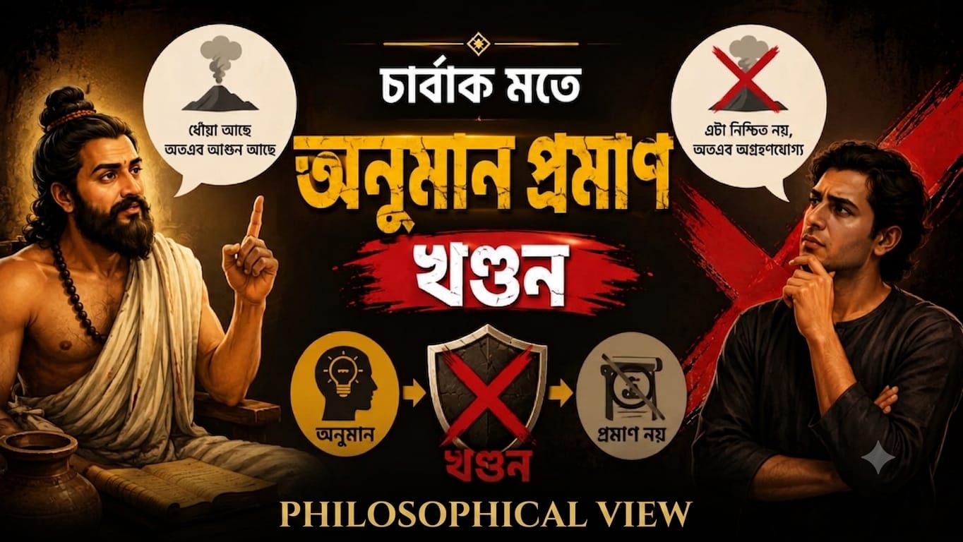 চার্বাক দর্শন - চার্বাকদের অনুমান প্রমাণ খন্ডন