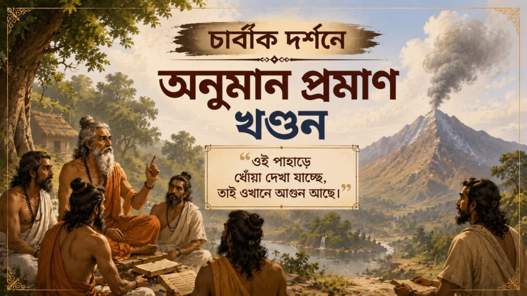 চার্বাক দর্শন - চার্বাকদের অনুমান প্রমাণ খন্ডন 