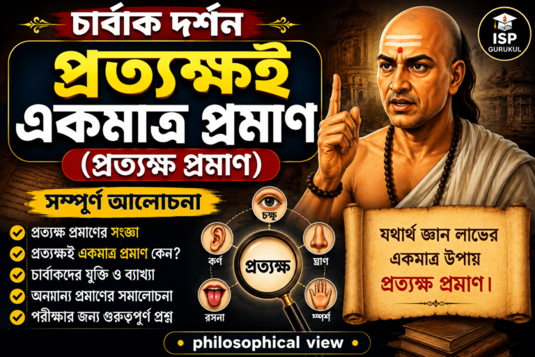 প্রত্যক্ষই একমাত্র প্রমাণ