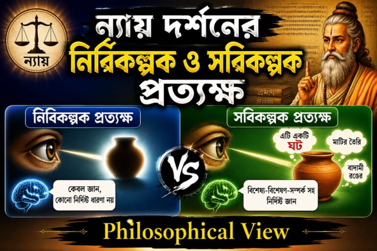 নির্বিকল্পক ও সবিকল্পক প্রত্যক্ষ
