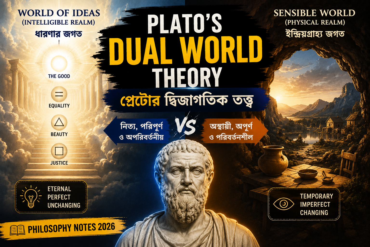 প্লেটোর দ্বিজাগতিক তত্ত্ব